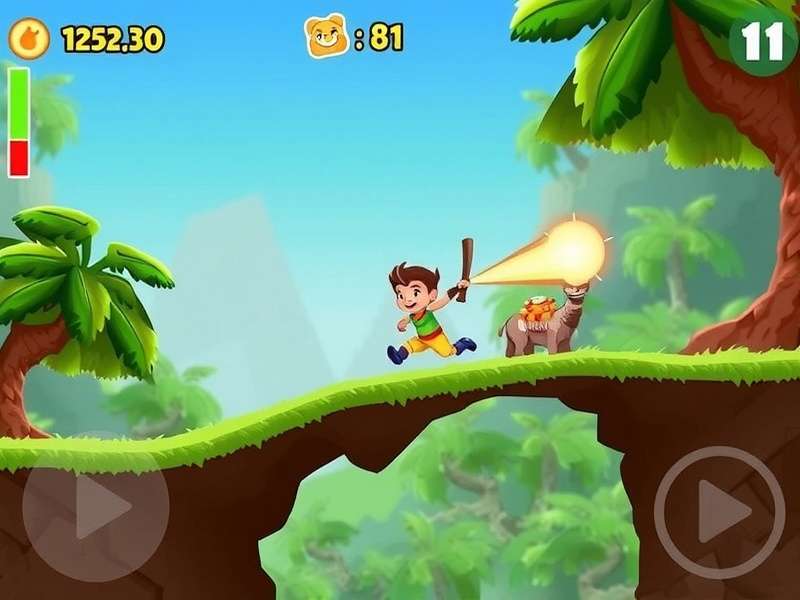 Bheem Jungle Dash Pro Gameplay Screenshot